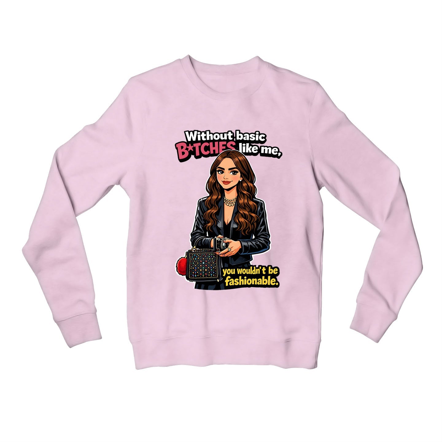 emily in paris fashionable sweatshirt upper winterwear tv & movies buy online india the banyan tee tbt men women girls boys unisex baby pink 