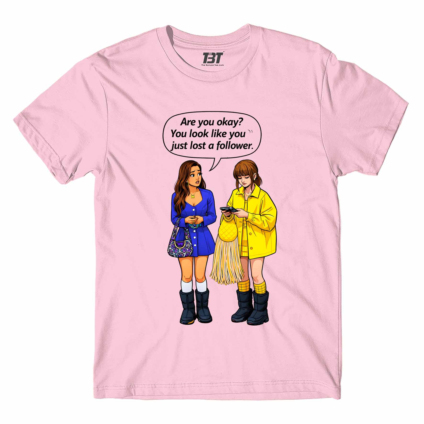 emily in paris lost a follower t-shirt tv & movies buy online india the banyan tee tbt men women girls boys unisex baby pink 