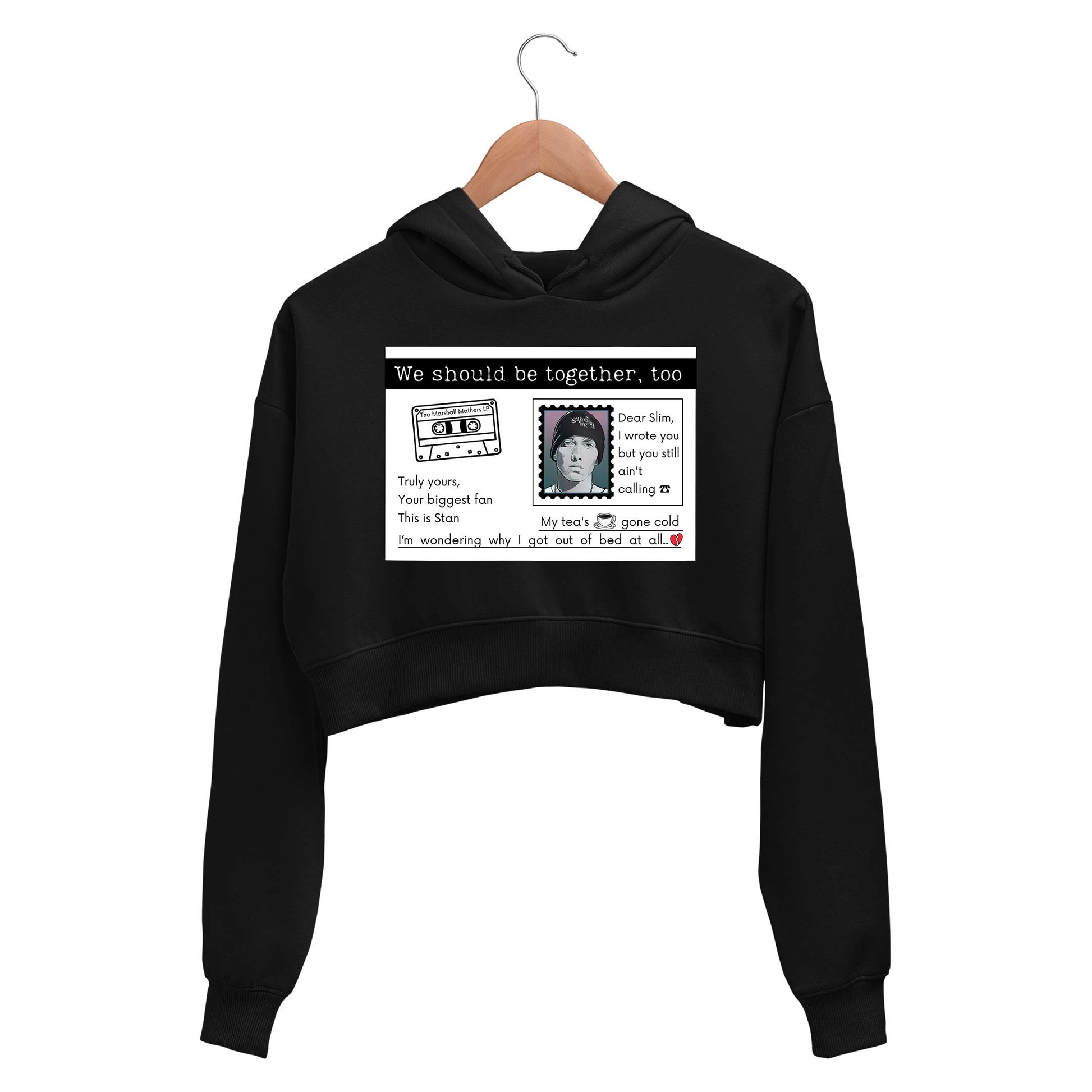 Way I Am Eminem Cropped Hoodie Black Hoodie Eminem Pullover MYOS