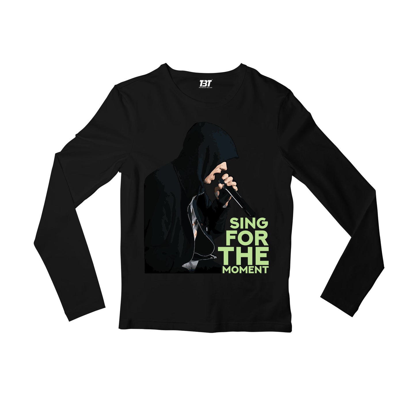 eminem sing for the moment full sleeves long sleeves music band buy online india the banyan tee tbt men women girls boys unisex black