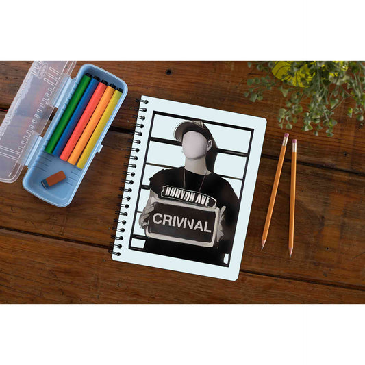 eminem criminal notebook notepad diary buy online india the banyan tee tbt unruled