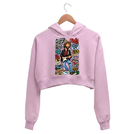 eric clapton clapton's canvas crop hoodie hooded sweatshirt upper winterwear music band buy online india the banyan tee tbt men women girls boys unisex baby pink 
