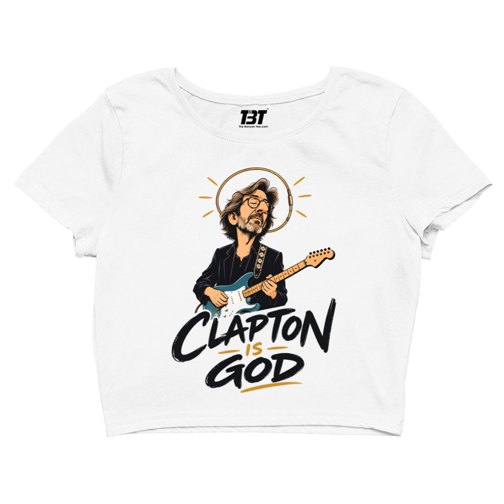 eric clapton clapton is god crop top music band buy online india the banyan tee tbt men women girls boys unisex s 