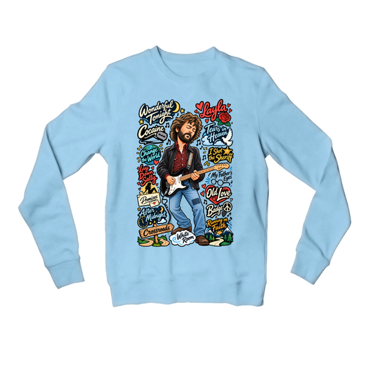 eric clapton clapton's canvas sweatshirt upper winterwear music band buy online india the banyan tee tbt men women girls boys unisex baby blue 