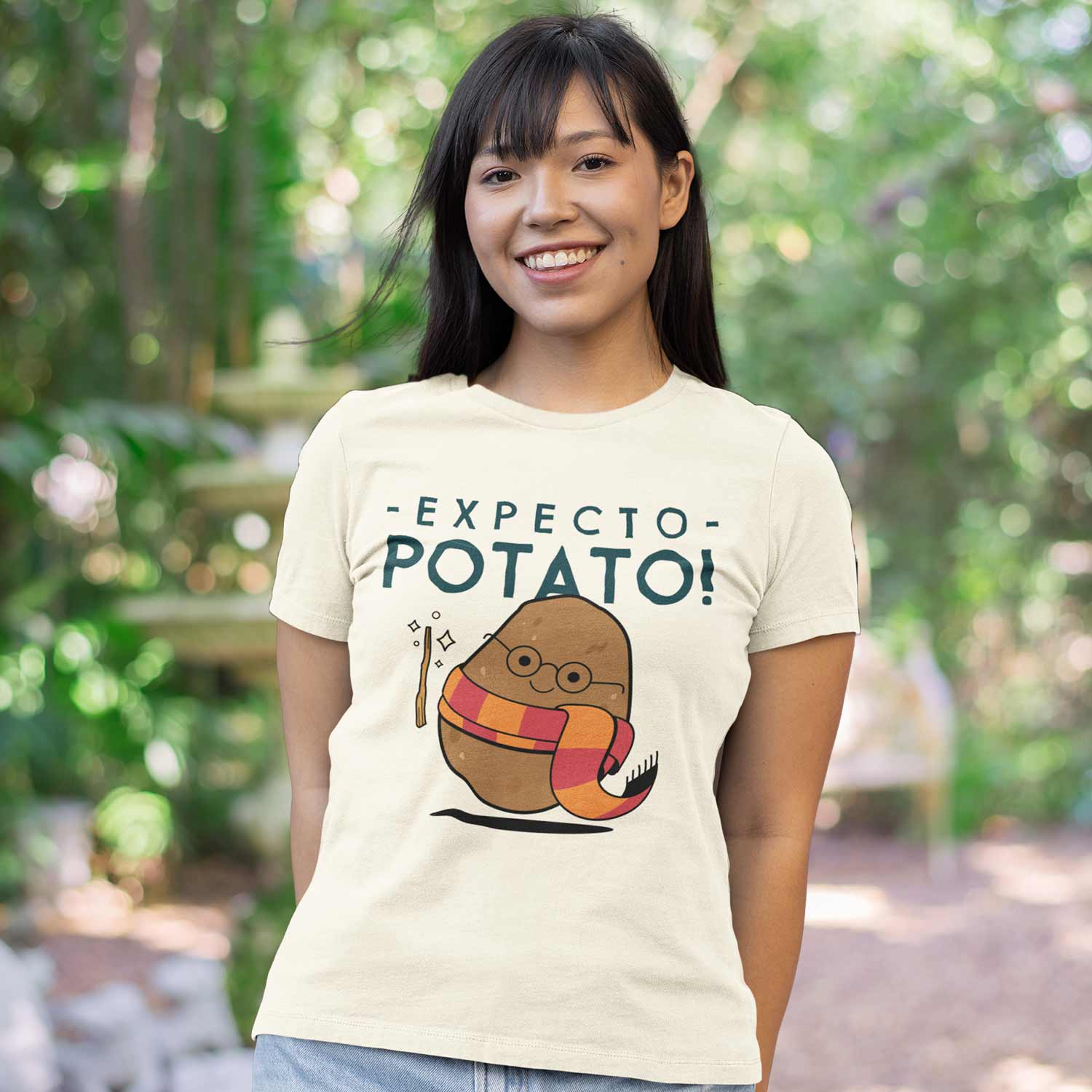 graphic expecto potato t-shirt printed graphic stylish buy online india the banyan tee tbt men women girls boys unisex off white 
