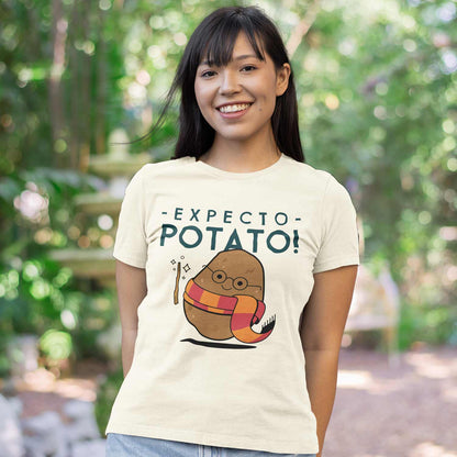 graphic expecto potato t-shirt printed graphic stylish buy online india the banyan tee tbt men women girls boys unisex off white 