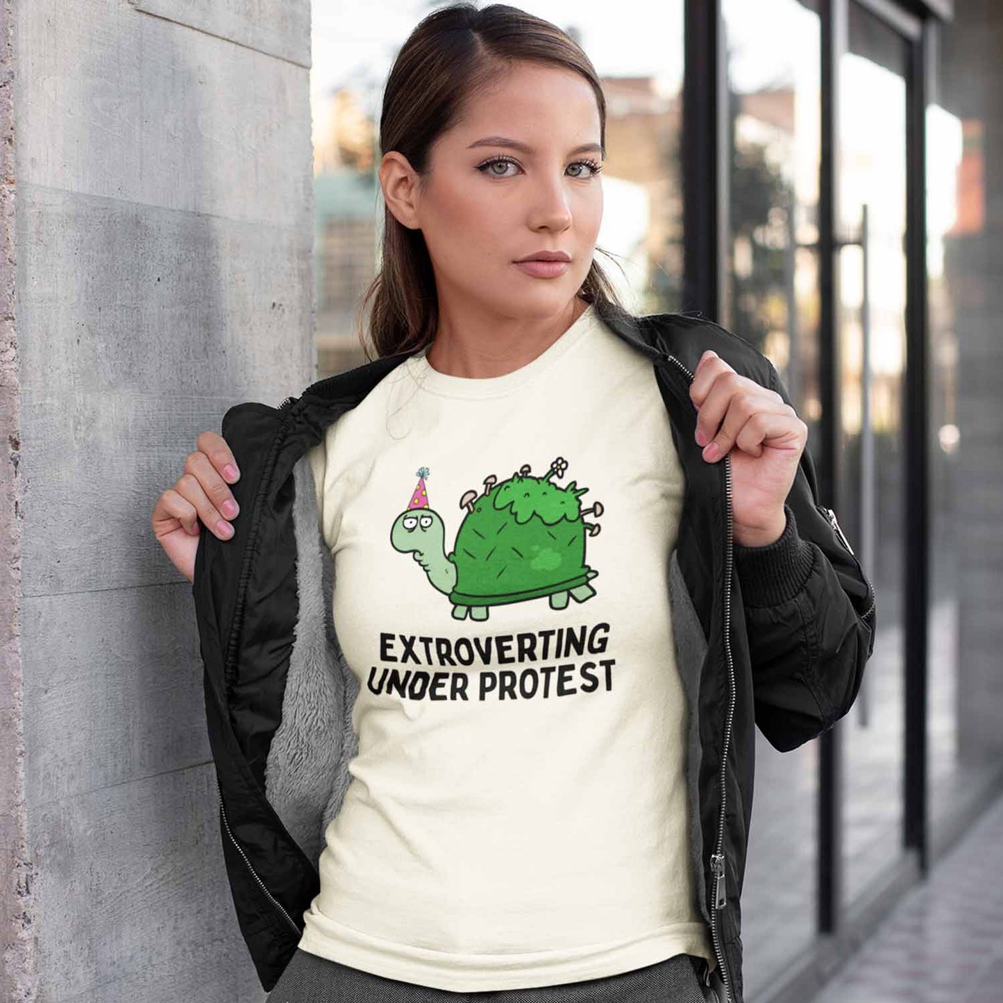 T shirt - Extroverting Under Protest