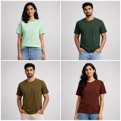Forest Retreat Combo (Pack Of 4 Premium Cotton Tees) combos t-shirts