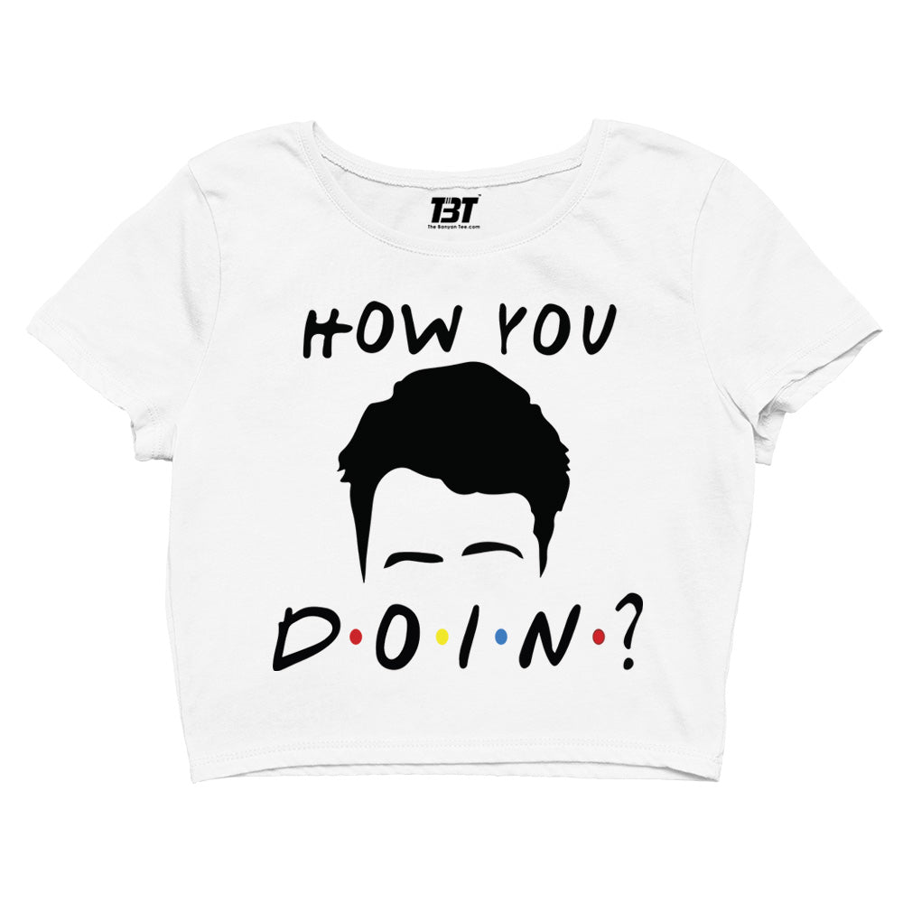 Friends Crop Top - How You Doin? by The Banyan Tee TBT