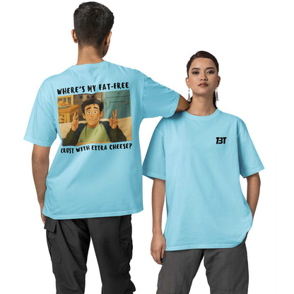 friends oversized t shirt - joey's fat free pizza tv & movies t-shirt white buy online india the banyan tee tbt men women girls boys unisex