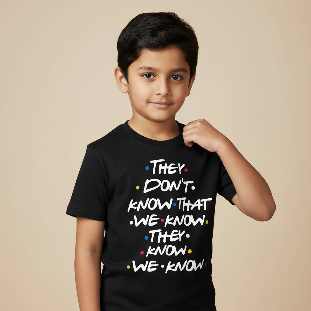 Friends T-shirt - They Don't Know by The Banyan Tee TBT