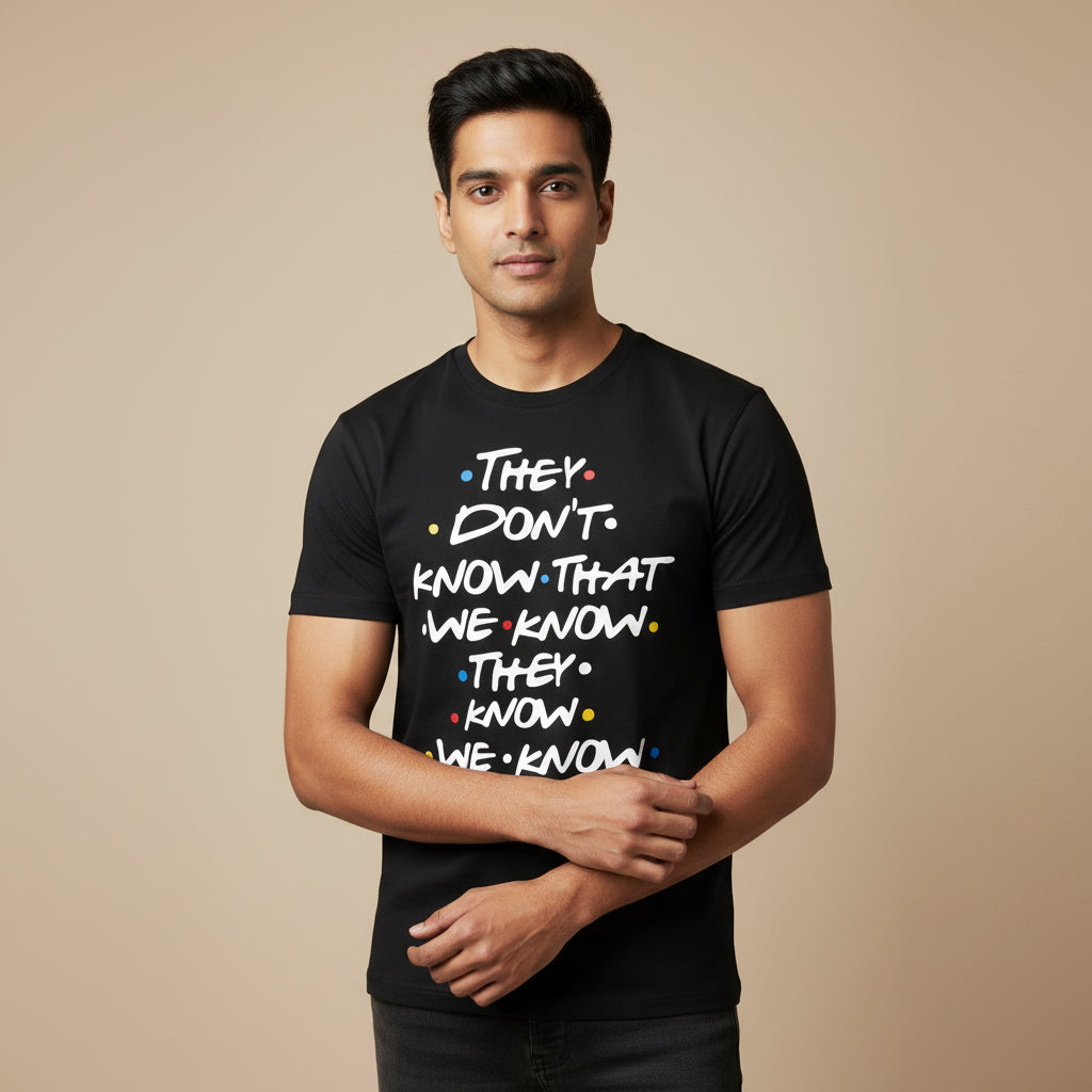 Friends T-shirt - They Don't Know by The Banyan Tee TBT