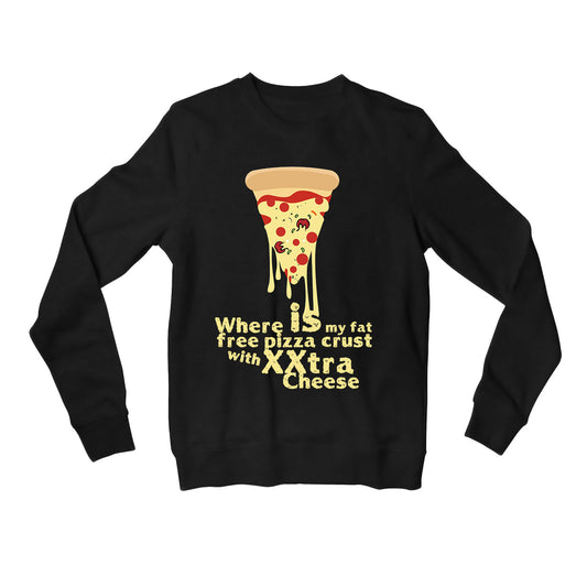 Friends Sweatshirt - Fat Free Pizza Sweatshirt The Banyan Tee TBT