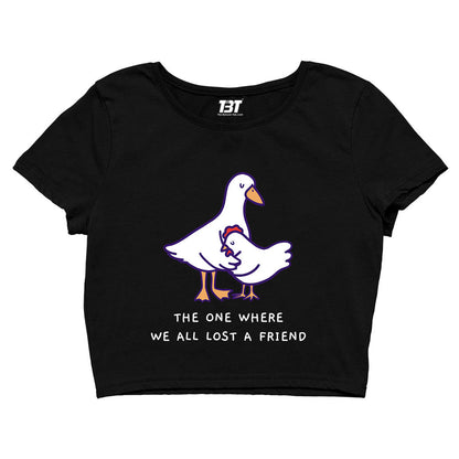 Friends Crop Top - Duck Chick by The Banyan Tee TBT