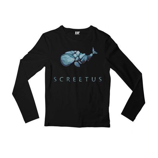 screetus logo full sleeves long sleeves music band buy online india the banyan tee tbt men women girls boys unisex black