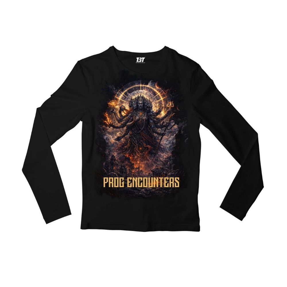 prog encounters prog encounters full sleeves long sleeves music band buy online india the banyan tee tbt men women girls boys unisex black