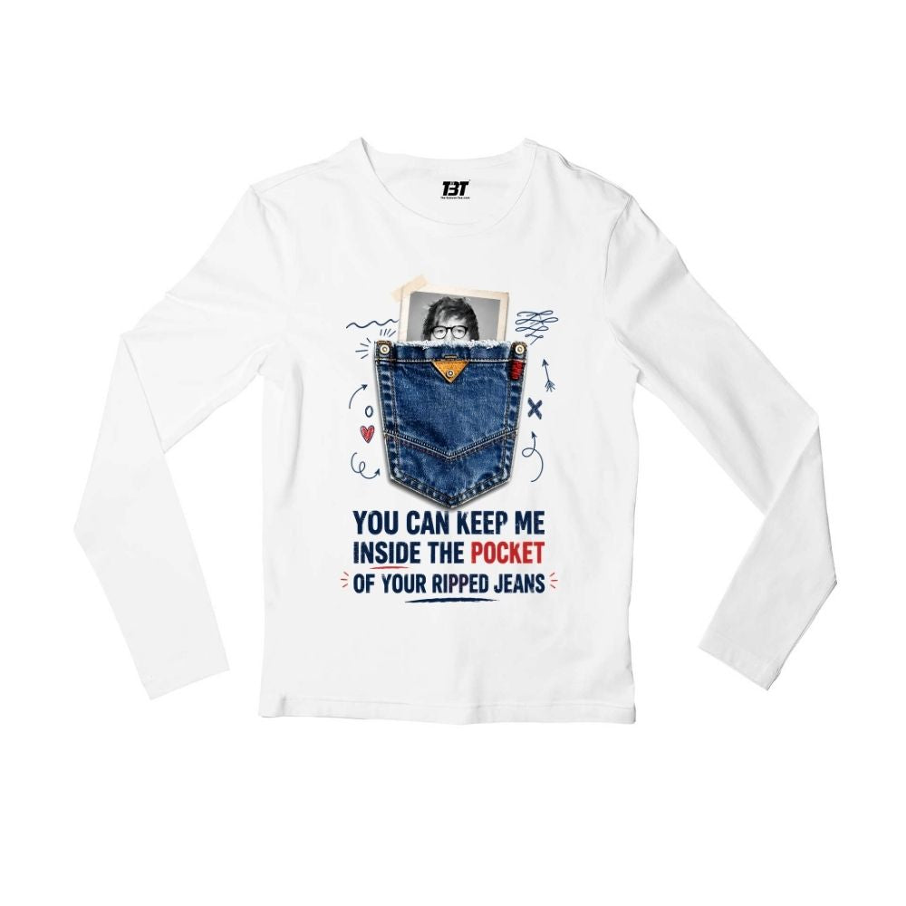 ed sheeran you can keep me full sleeves long sleeves music band buy online india the banyan tee tbt men women girls boys unisex white 