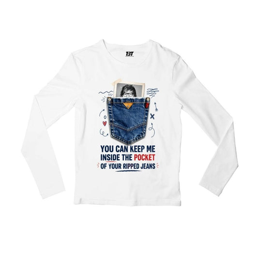 ed sheeran you can keep me full sleeves long sleeves music band buy online india the banyan tee tbt men women girls boys unisex white 