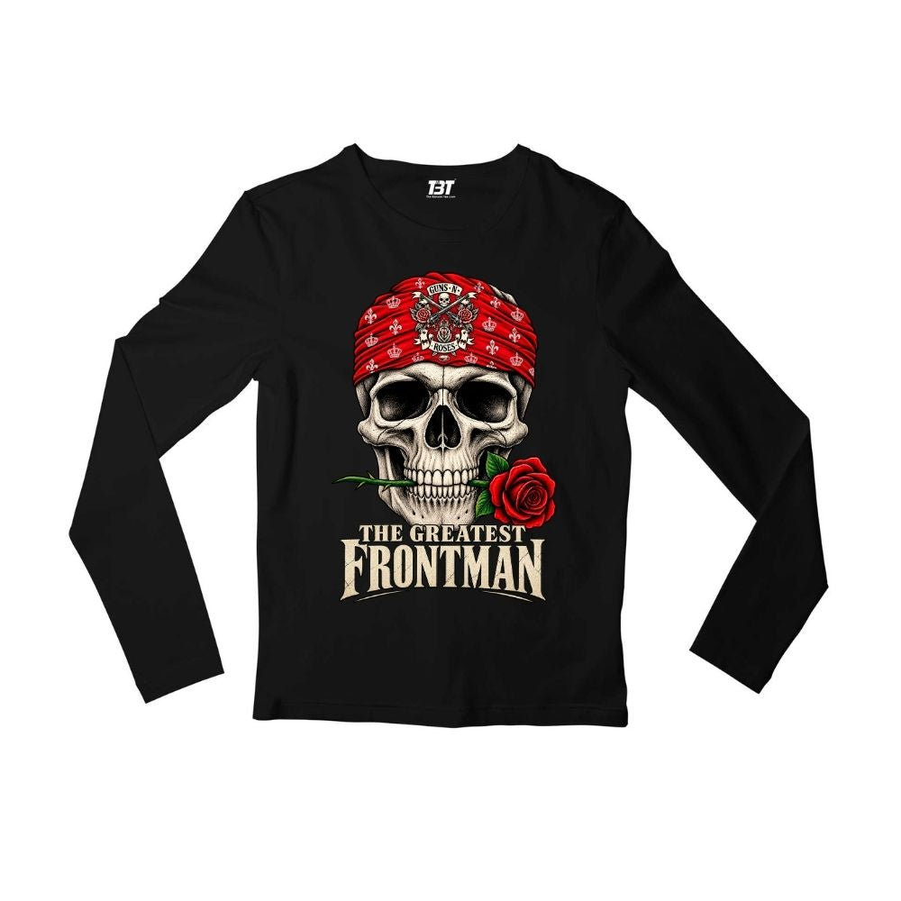 guns n' roses the greatest frontman full sleeves long sleeves music band buy online india the banyan tee tbt men women girls boys unisex black 