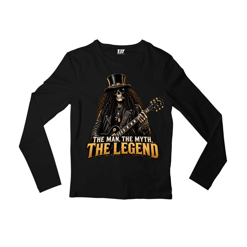 guns n' roses the guitar legend full sleeves long sleeves music band buy online india the banyan tee tbt men women girls boys unisex black 