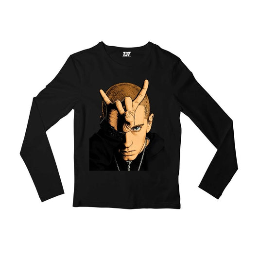 eminem bull horn full sleeves long sleeves music band buy online india the banyan tee tbt men women girls boys unisex black 