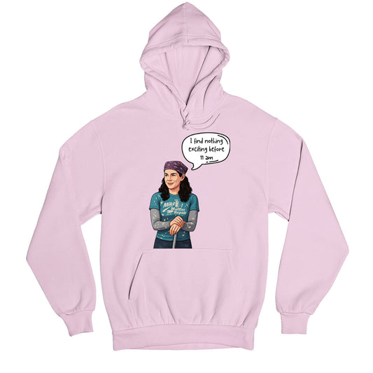 gilmore girls before 11 am hoodie hooded sweatshirt winterwear tv & movies buy online india the banyan tee tbt men women girls boys unisex baby pink