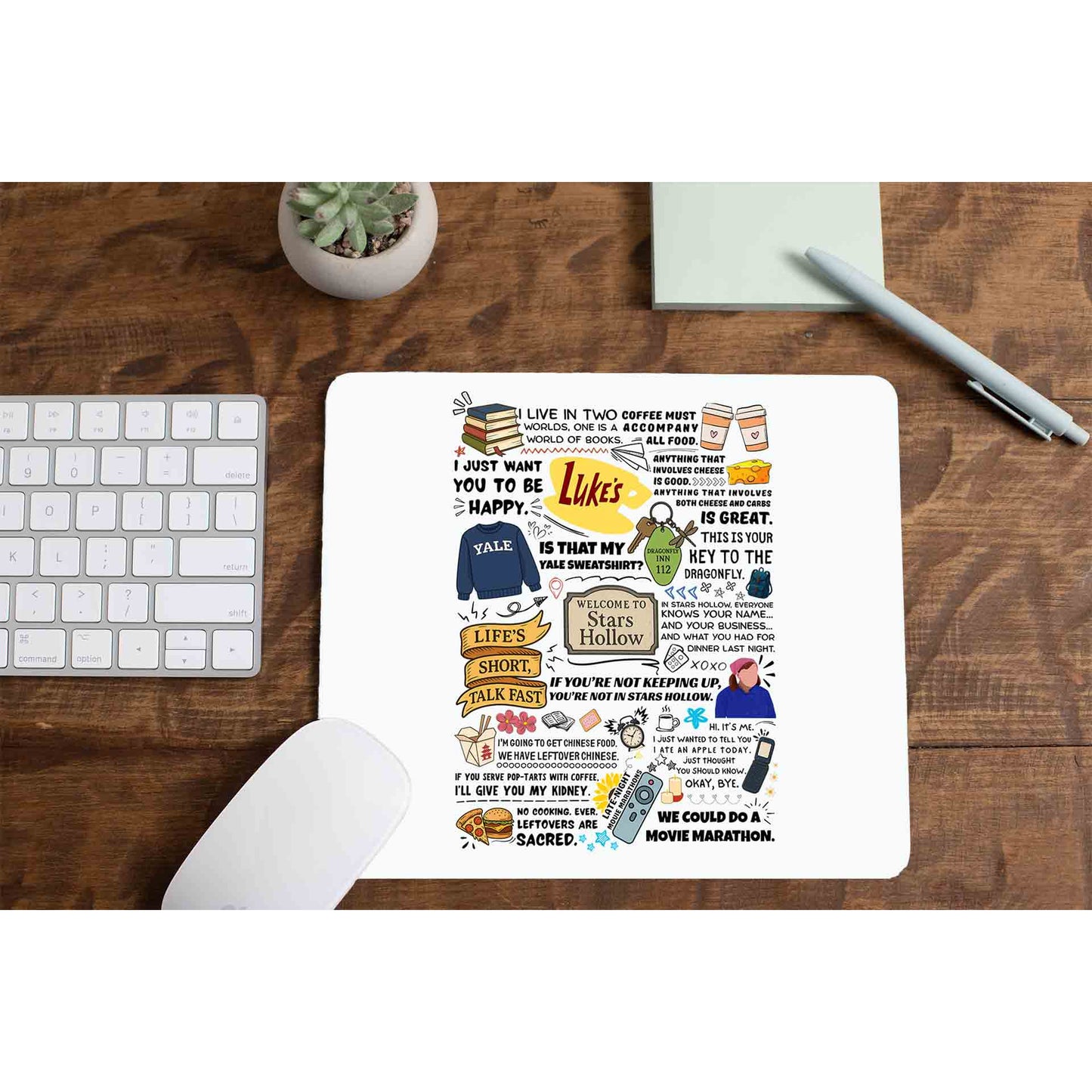 gilmore girls stars hollow doodle mousepad logitech large anime tv & movies buy online india the banyan tee tbt men women girls boys unisex  