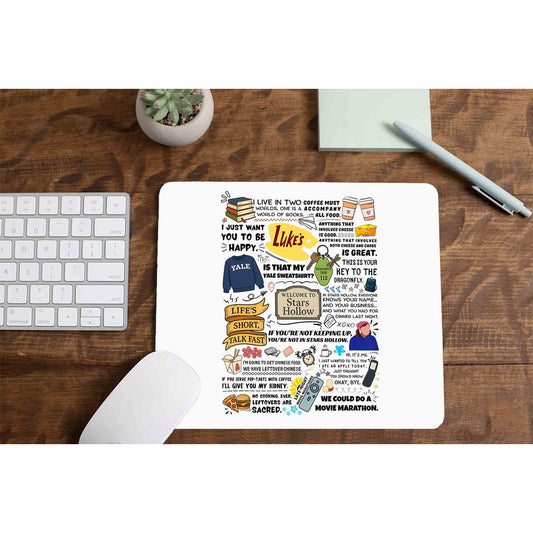gilmore girls stars hollow doodle mousepad logitech large anime tv & movies buy online india the banyan tee tbt men women girls boys unisex  