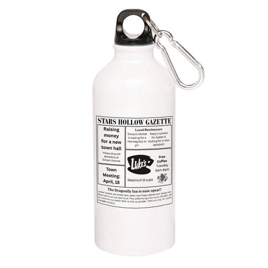 gilmore girls gazette sipper steel water bottle flask gym shaker tv & movies buy online india the banyan tee tbt men women girls boys unisex  