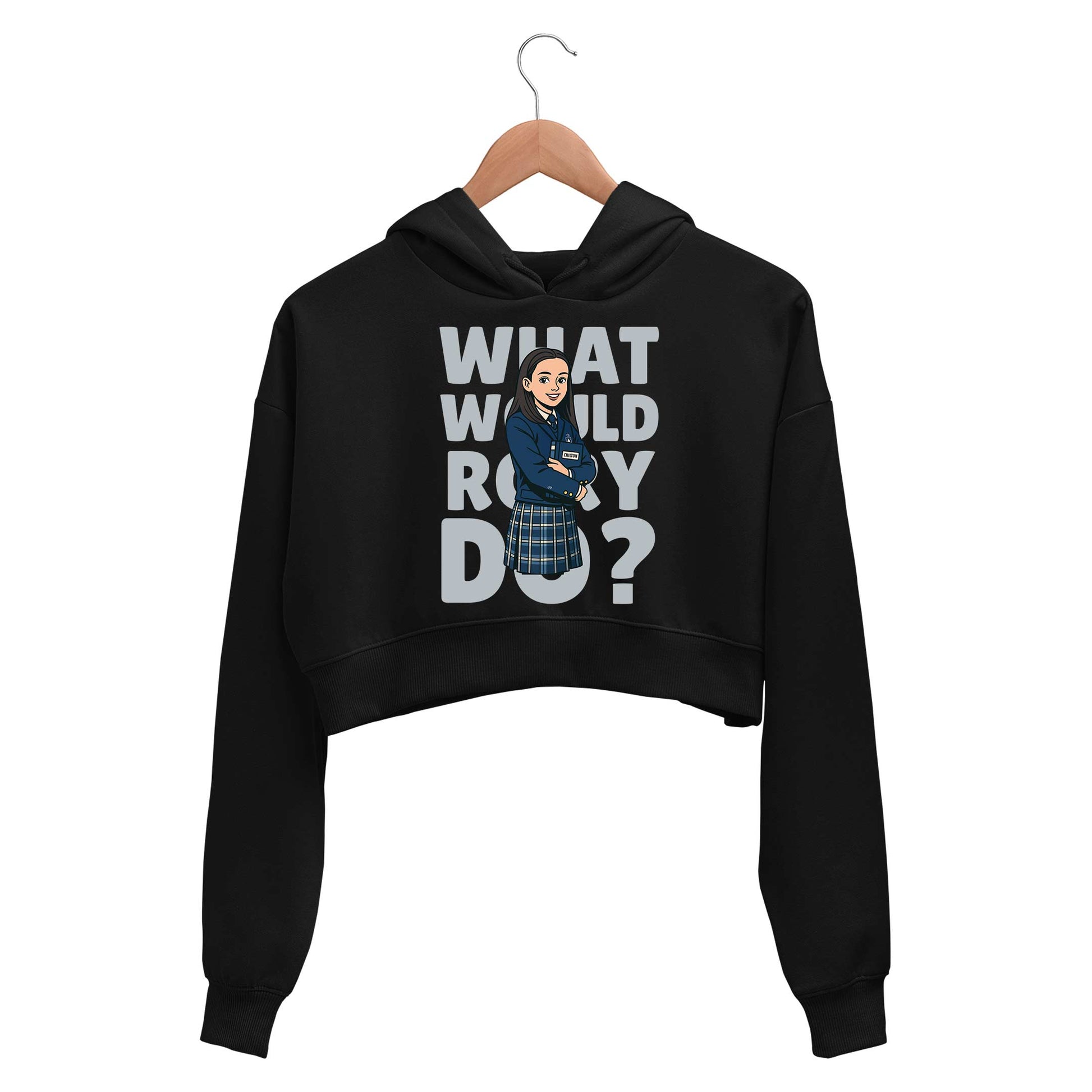 gilmore girls what would rory do crop hoodie hooded sweatshirt upper winterwear tv & movies buy online india the banyan tee tbt men women girls boys unisex black