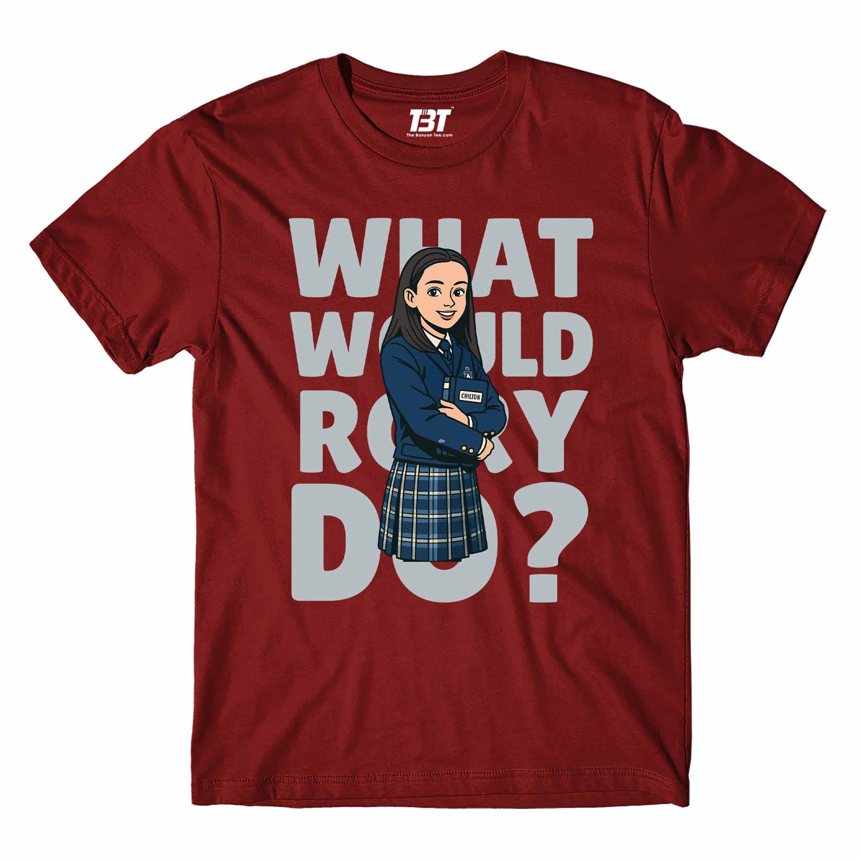 gilmore girls what would rory do t-shirt tv & movies buy online india the banyan tee tbt men women girls boys unisex maroon
