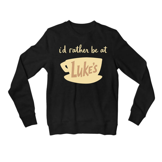 gilmore girls rather be at sweatshirt upper winterwear tv & movies buy online india the banyan tee tbt men women girls boys unisex black