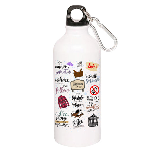 gilmore girls banter and coffee sipper steel water bottle flask gym shaker tv & movies buy online india the banyan tee tbt men women girls boys unisex  
