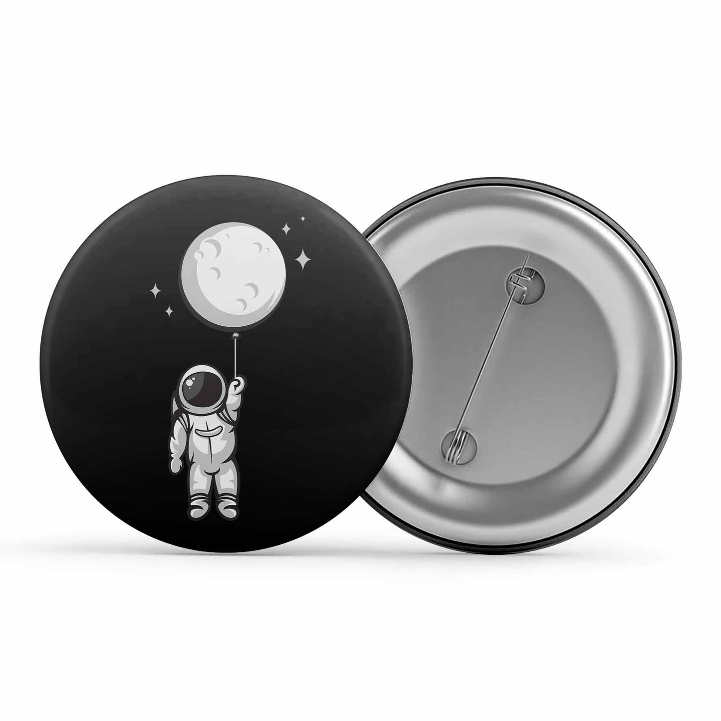 printed moon balloon badge pin button printed graphic stylish buy online india the banyan tee tbt men women girls boys unisex  