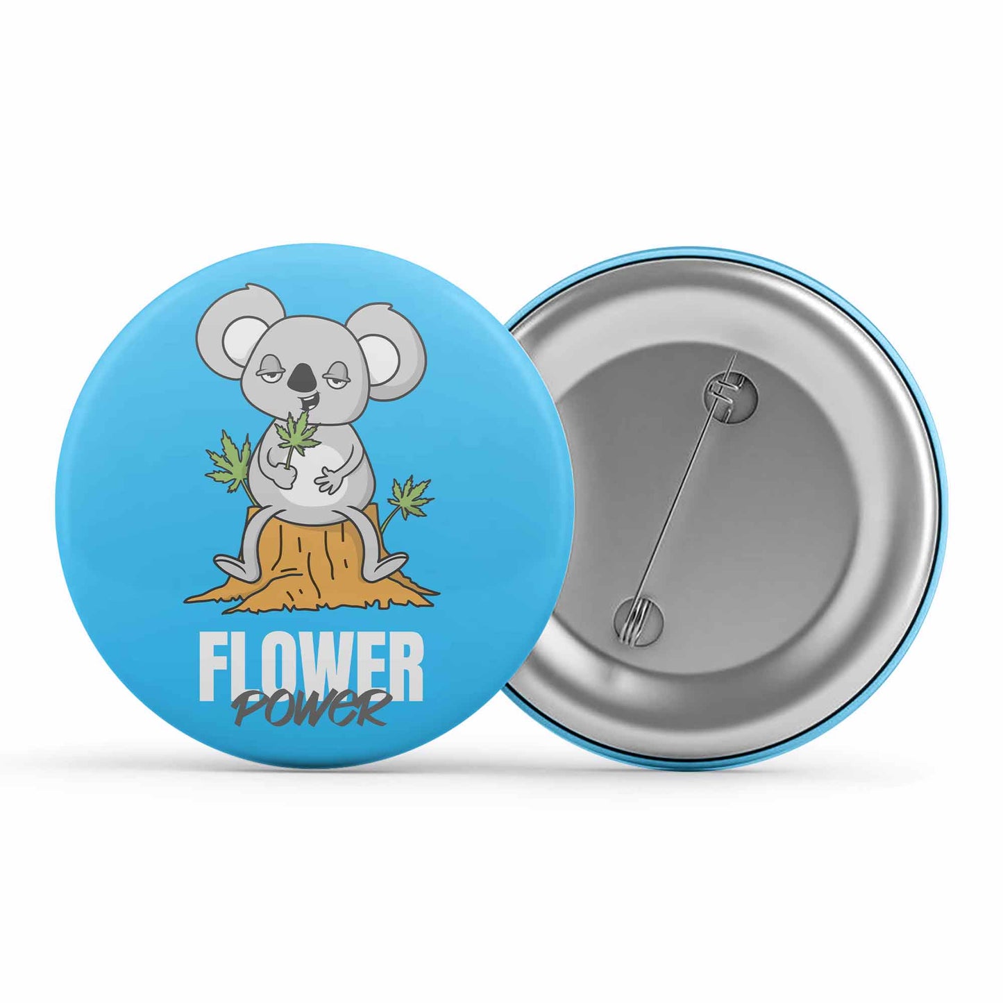 printed flower power badge pin button printed graphic stylish buy online india the banyan tee tbt men women girls boys unisex  