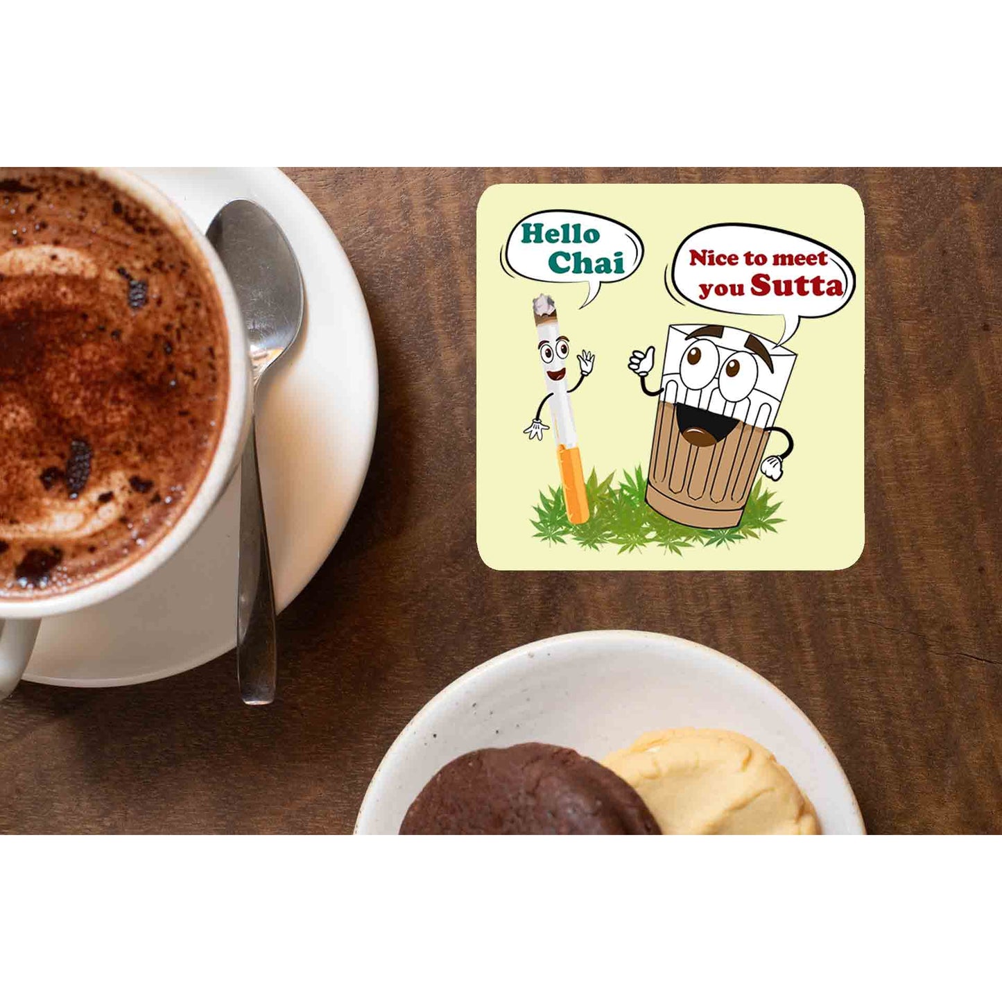 printed chai sutta coasters wooden table cups indian printed graphic stylish buy online india the banyan tee tbt men women girls boys unisex