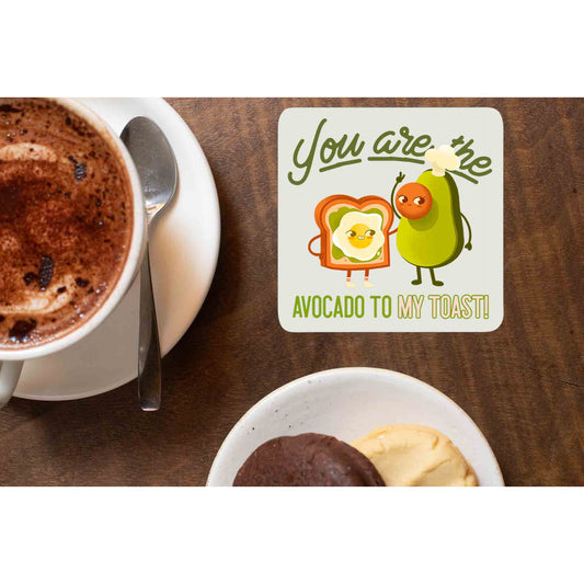 printed avocado to my toast coasters wooden table cups indian printed graphic stylish buy online india the banyan tee tbt men women girls boys unisex