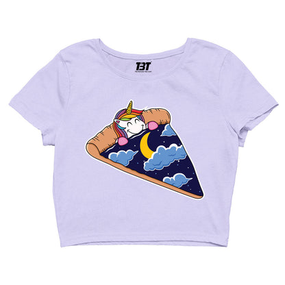 printed unicorn pizza slice crop top printed graphic stylish buy online india the banyan tee tbt men women girls boys unisex s 