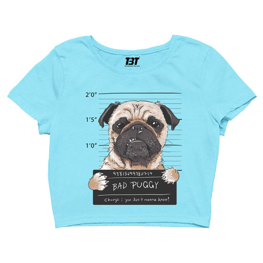 printed bad puggy crop top printed graphic stylish buy online india the banyan tee tbt men women girls boys unisex s 