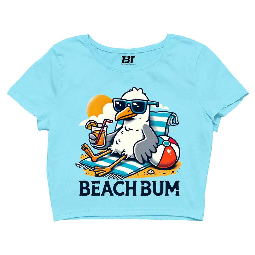 printed beach bum crop top printed graphic stylish buy online india the banyan tee tbt men women girls boys unisex s 