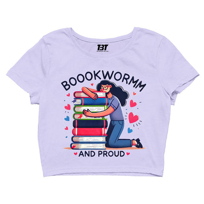 printed bookworm and proud crop top printed graphic stylish buy online india the banyan tee tbt men women girls boys unisex s 