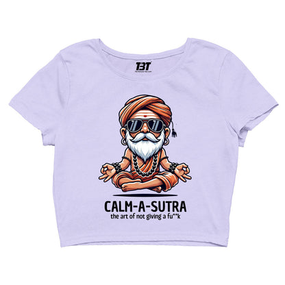 printed calm a sutra crop top printed graphic stylish buy online india the banyan tee tbt men women girls boys unisex s 