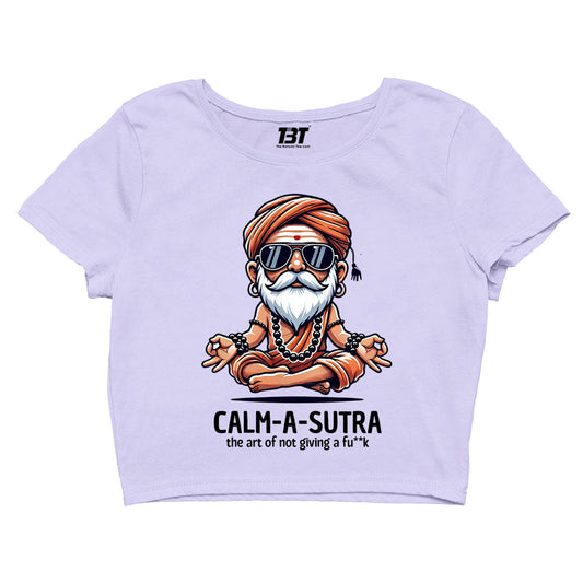 printed calm a sutra crop top printed graphic stylish buy online india the banyan tee tbt men women girls boys unisex s 
