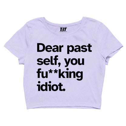 printed dear past self crop top printed graphic stylish buy online india the banyan tee tbt men women girls boys unisex s 