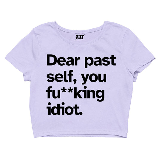 printed dear past self crop top printed graphic stylish buy online india the banyan tee tbt men women girls boys unisex s 