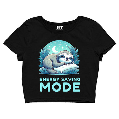 printed energy saving mode crop top printed graphic stylish buy online india the banyan tee tbt men women girls boys unisex s 
