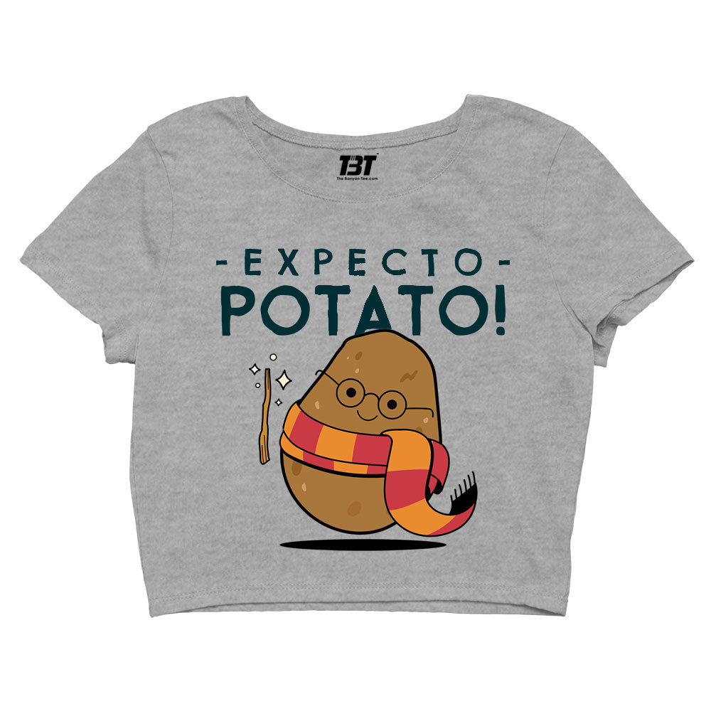 printed expecto potato crop top printed graphic stylish buy online india the banyan tee tbt men women girls boys unisex s 