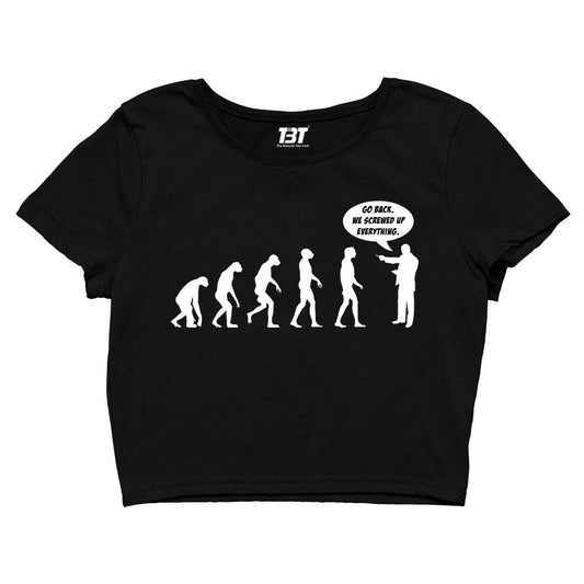 printed go back crop top printed graphic stylish buy online india the banyan tee tbt men women girls boys unisex s 