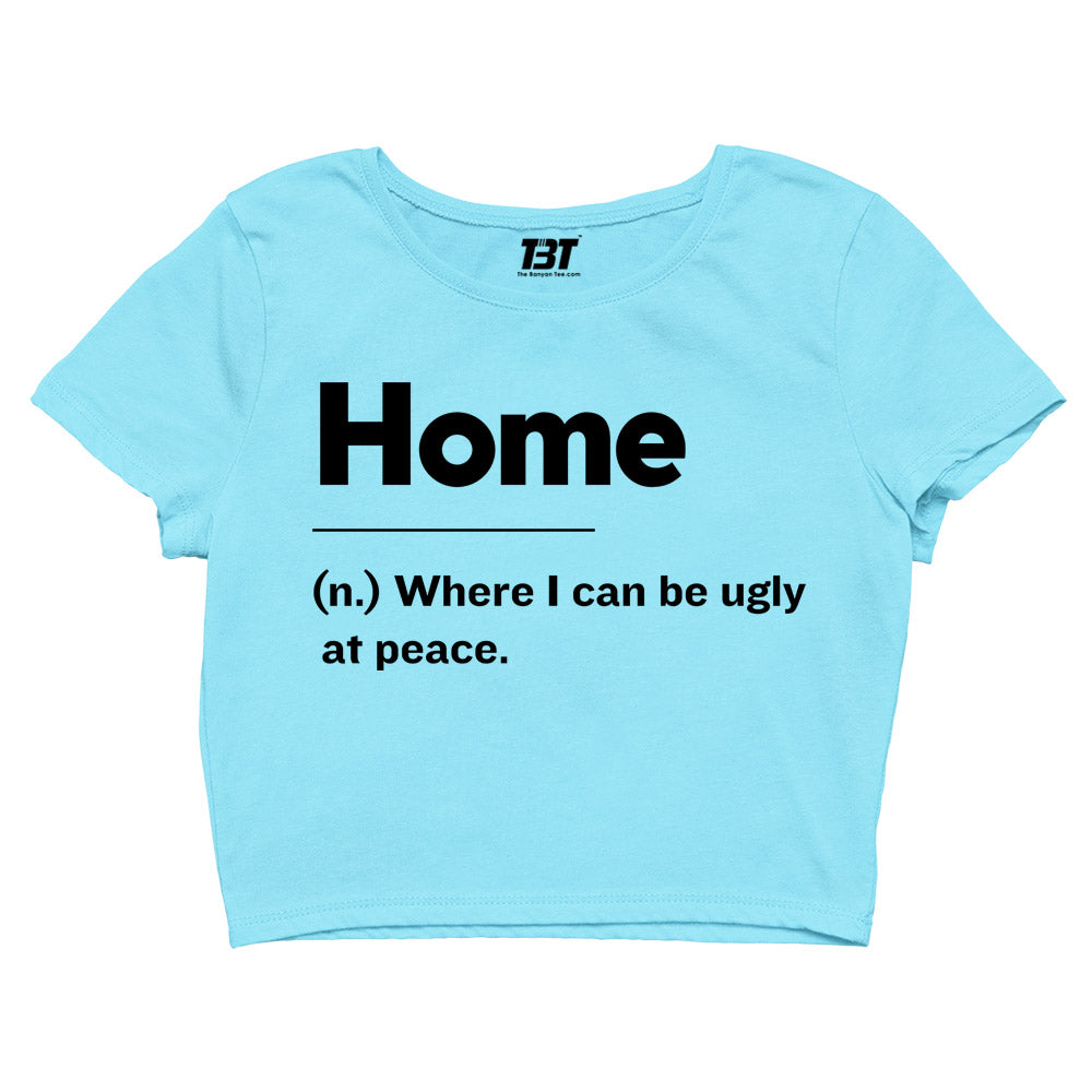 printed home is crop top printed graphic stylish buy online india the banyan tee tbt men women girls boys unisex s 