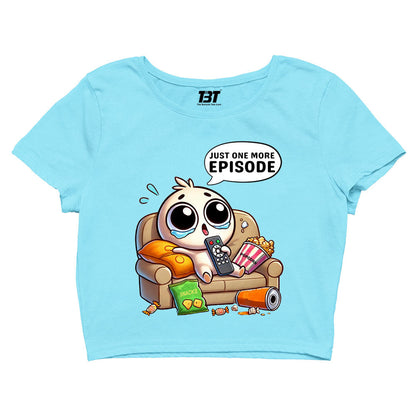 printed one more episode crop top printed graphic stylish buy online india the banyan tee tbt men women girls boys unisex s 